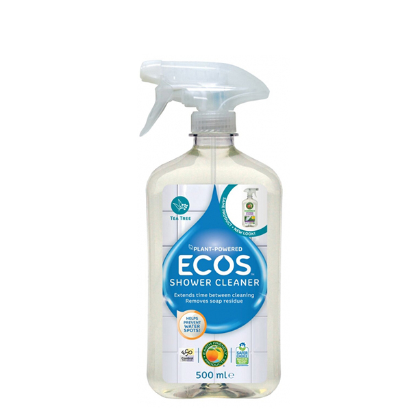Solutie anticalcar pentru curatarea dusului si a baii ECOS - 500 ml